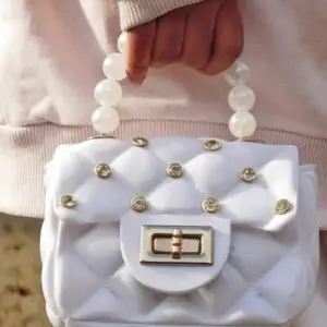kids fashion handbag white